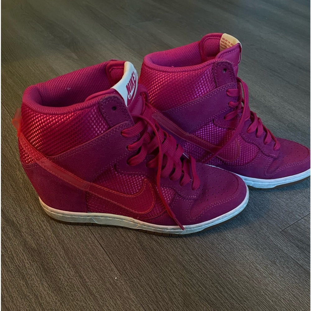Pink Nike Sky High Dunks